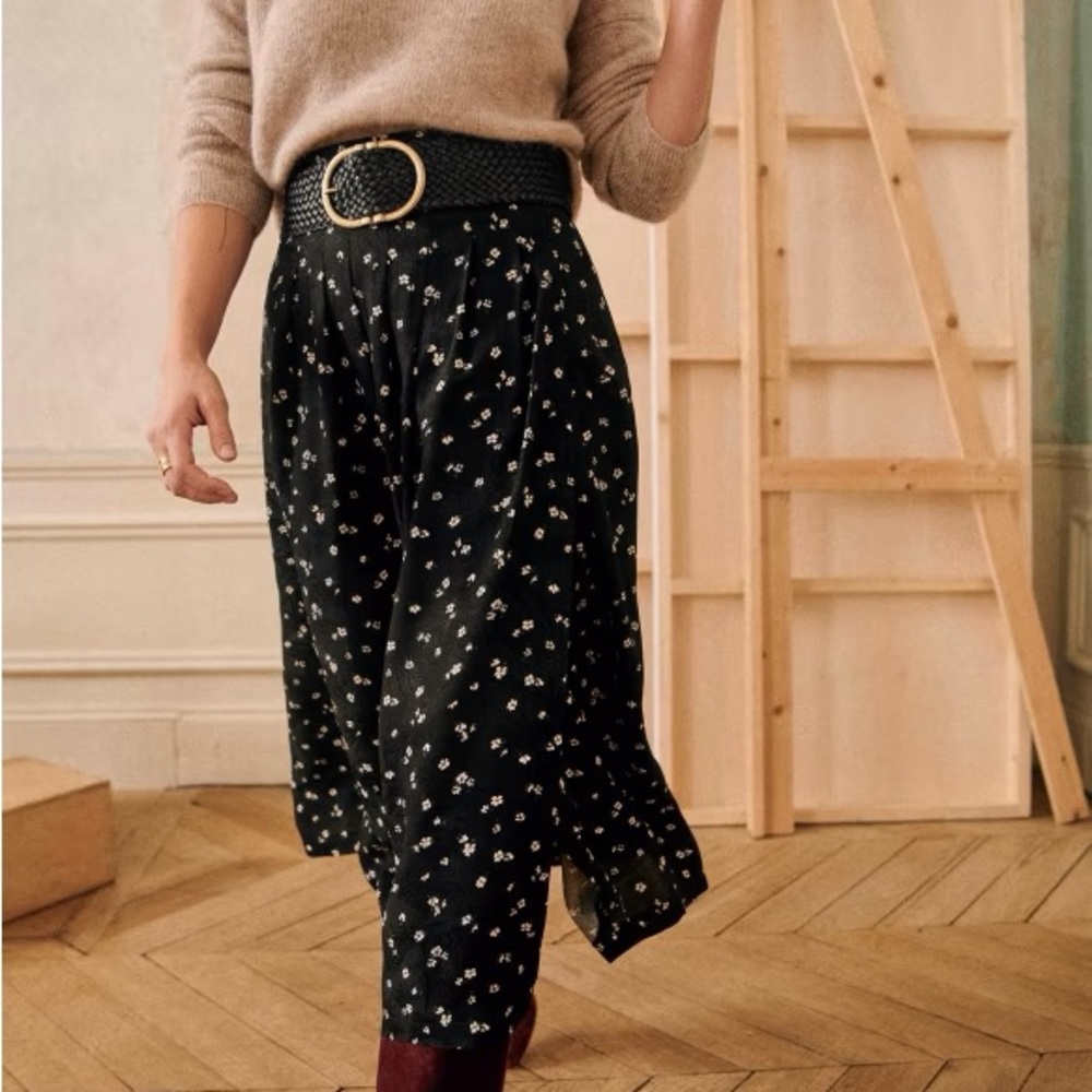 Sezane Alicia skirt in jaquard bicolore Size 38 (6)